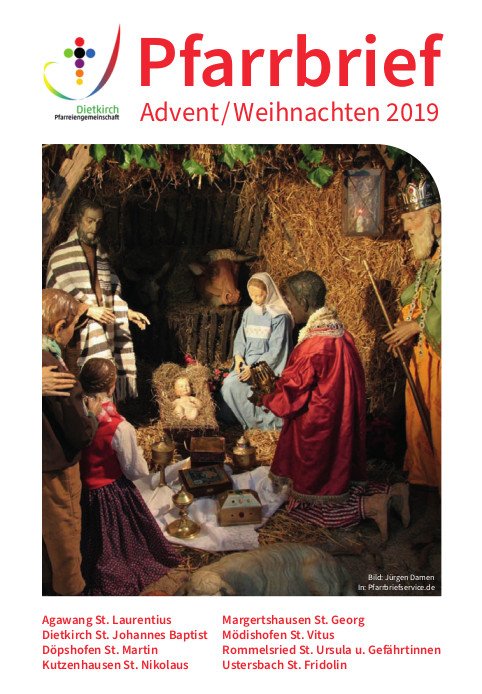 Pfarrbrief Advent-Weihnachten 2019